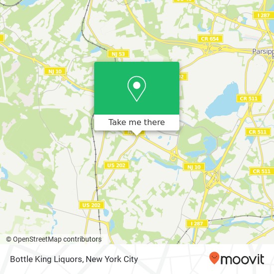 Mapa de Bottle King Liquors