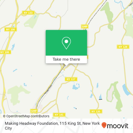 Mapa de Making Headway Foundation, 115 King St
