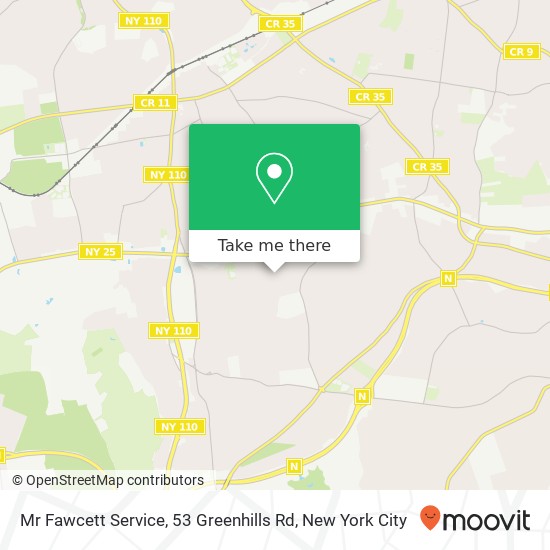 Mr Fawcett Service, 53 Greenhills Rd map