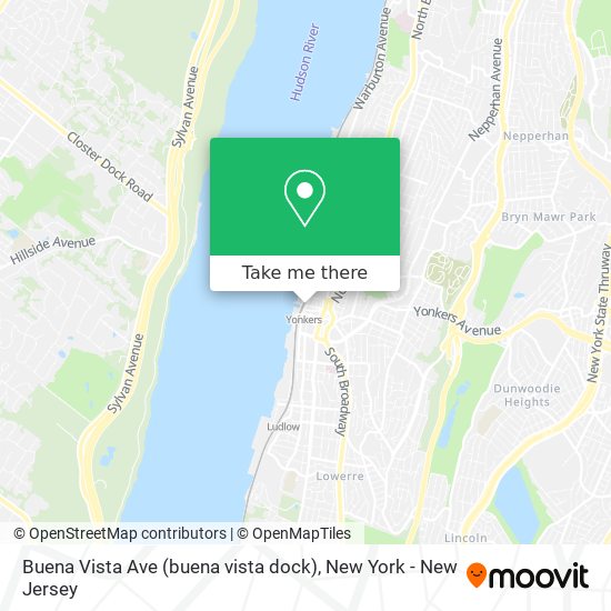 Mapa de Buena Vista Ave (buena vista dock)