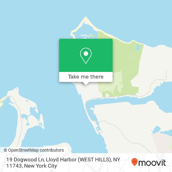 19 Dogwood Ln, Lloyd Harbor (WEST HILLS), NY 11743 map