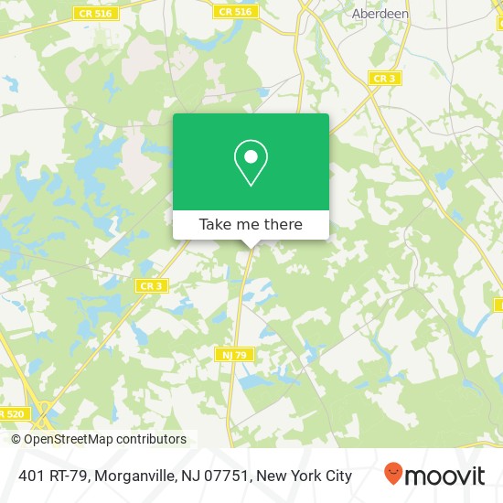 Mapa de 401 RT-79, Morganville, NJ 07751