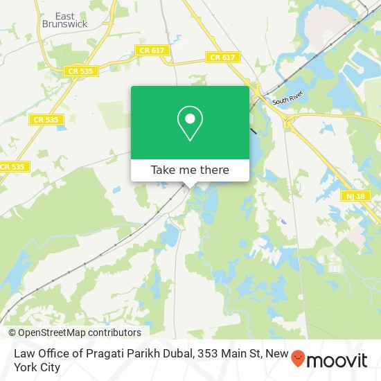 Law Office of Pragati Parikh Dubal, 353 Main St map