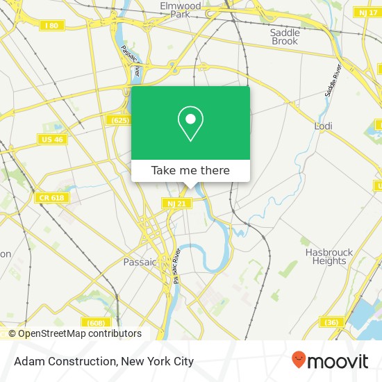 Adam Construction map