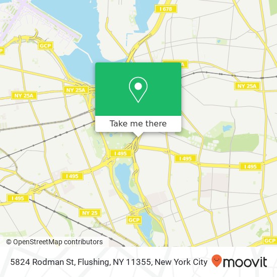 5824 Rodman St, Flushing, NY 11355 map