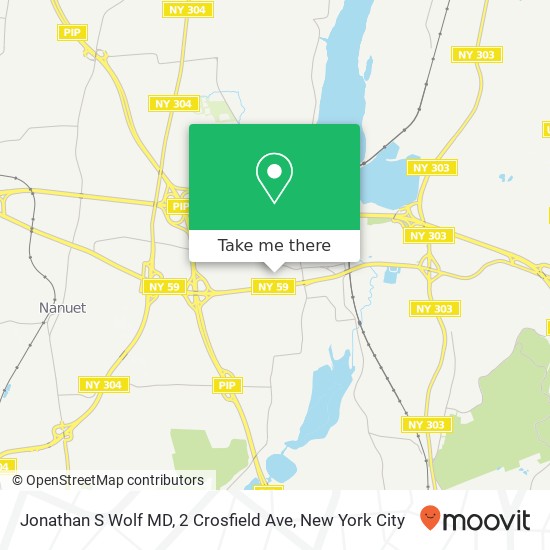 Jonathan S Wolf MD, 2 Crosfield Ave map