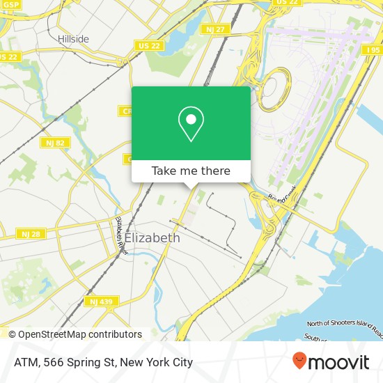 ATM, 566 Spring St map