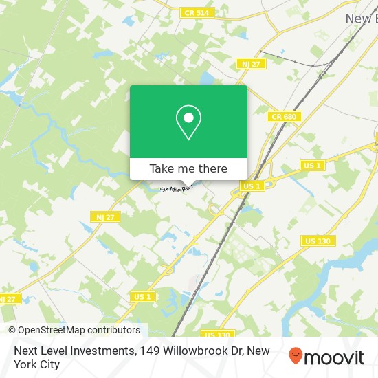 Mapa de Next Level Investments, 149 Willowbrook Dr