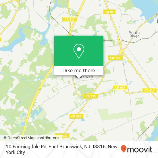 10 Farmingdale Rd, East Brunswick, NJ 08816 map
