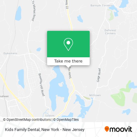 Mapa de Kids Family Dental