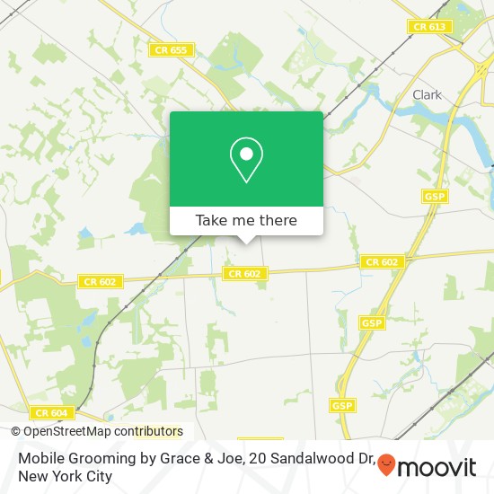 Mobile Grooming by Grace & Joe, 20 Sandalwood Dr map