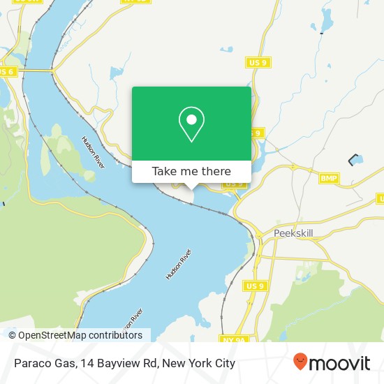 Paraco Gas, 14 Bayview Rd map