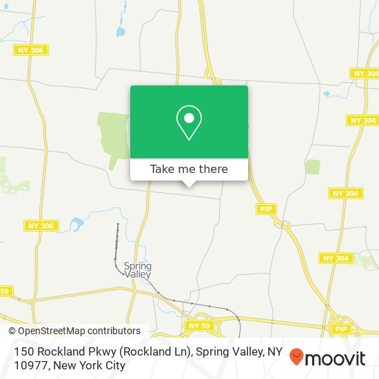 Mapa de 150 Rockland Pkwy (Rockland Ln), Spring Valley, NY 10977