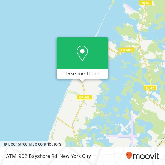 Mapa de ATM, 902 Bayshore Rd