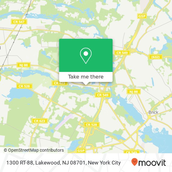 1300 RT-88, Lakewood, NJ 08701 map