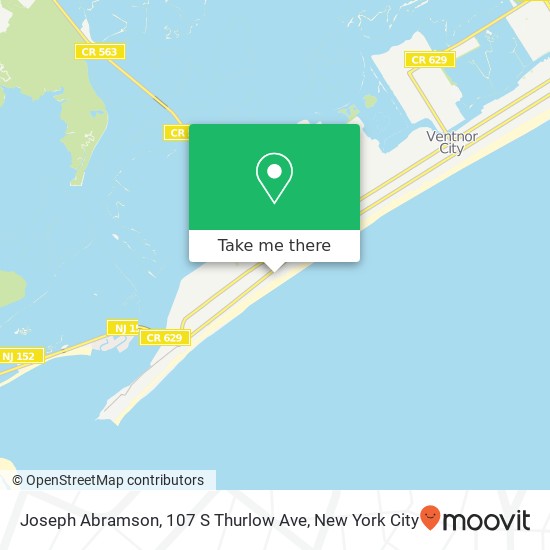 Joseph Abramson, 107 S Thurlow Ave map