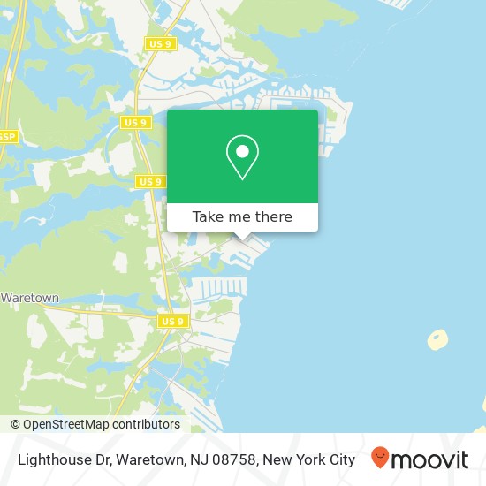 Lighthouse Dr, Waretown, NJ 08758 map