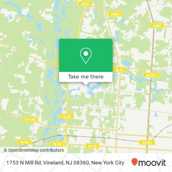 1753 N Mill Rd, Vineland, NJ 08360 map