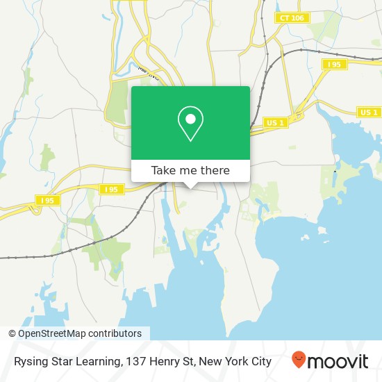 Mapa de Rysing Star Learning, 137 Henry St