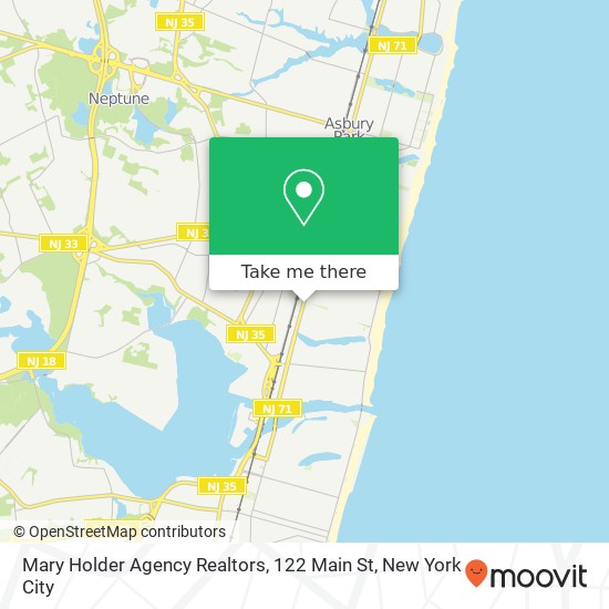 Mary Holder Agency Realtors, 122 Main St map