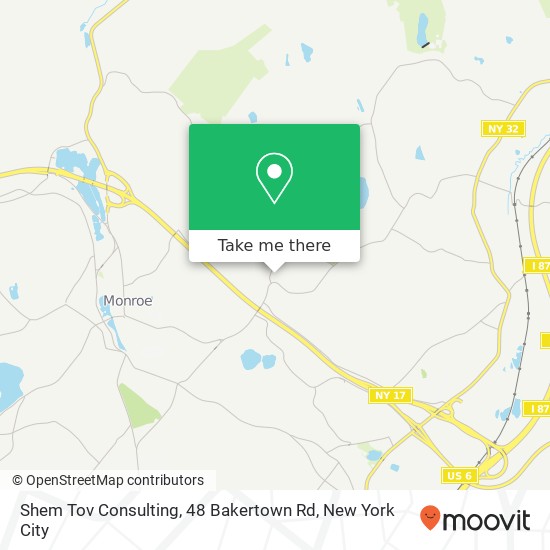 Shem Tov Consulting, 48 Bakertown Rd map