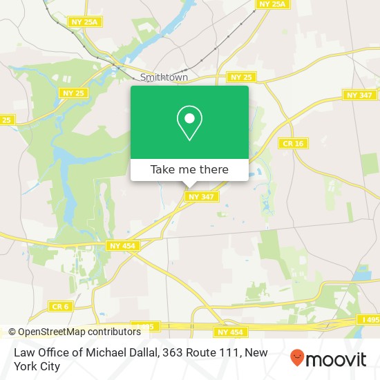 Mapa de Law Office of Michael Dallal, 363 Route 111