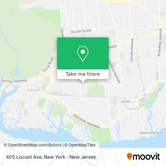 Mapa de 405 Locust Ave