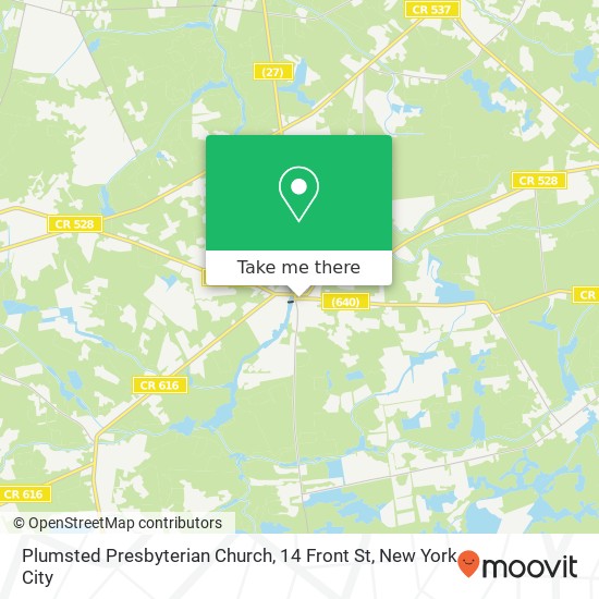 Mapa de Plumsted Presbyterian Church, 14 Front St