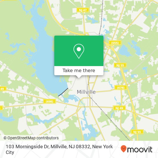 103 Morningside Dr, Millville, NJ 08332 map