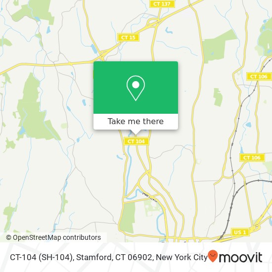 CT-104 (SH-104), Stamford, CT 06902 map