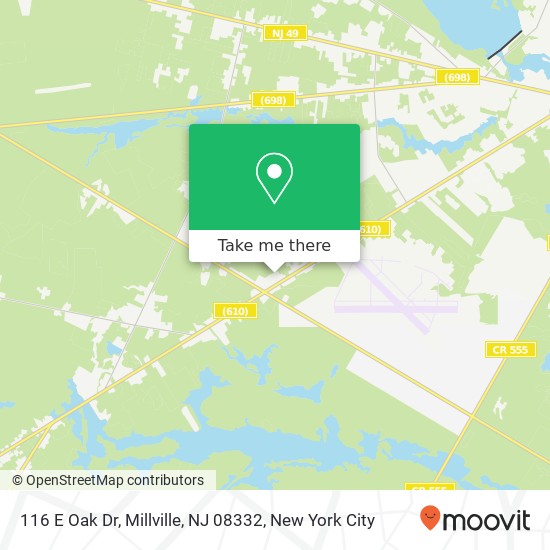 116 E Oak Dr, Millville, NJ 08332 map