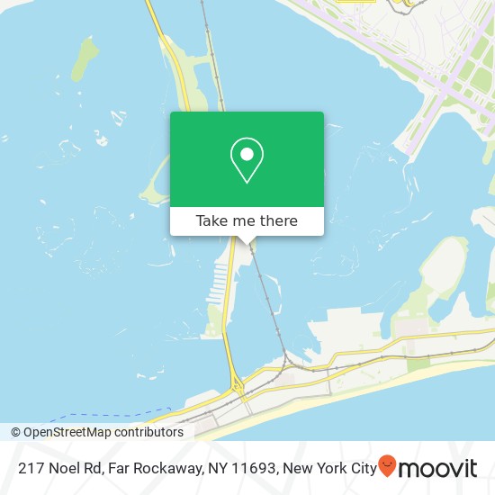 Mapa de 217 Noel Rd, Far Rockaway, NY 11693