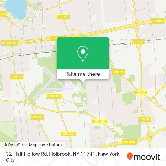 32 Half Hollow Rd, Holbrook, NY 11741 map