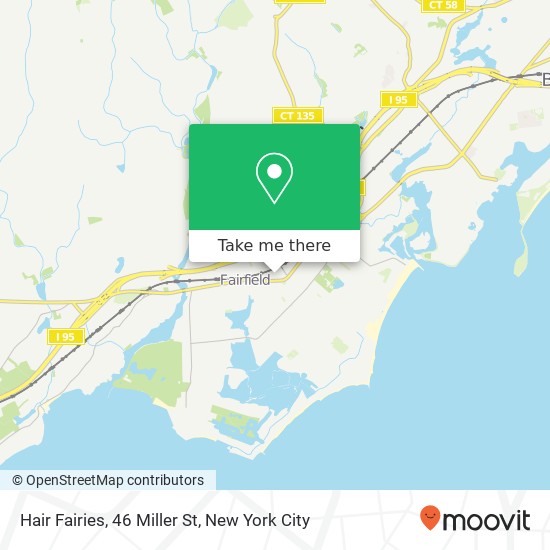 Mapa de Hair Fairies, 46 Miller St