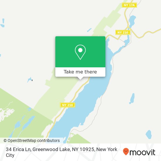 34 Erica Ln, Greenwood Lake, NY 10925 map