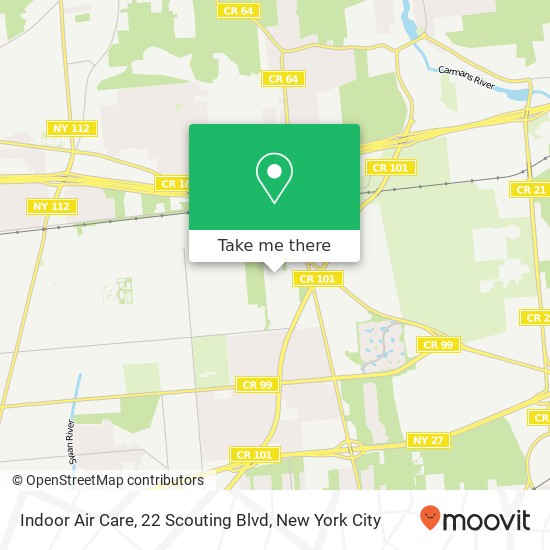 Indoor Air Care, 22 Scouting Blvd map