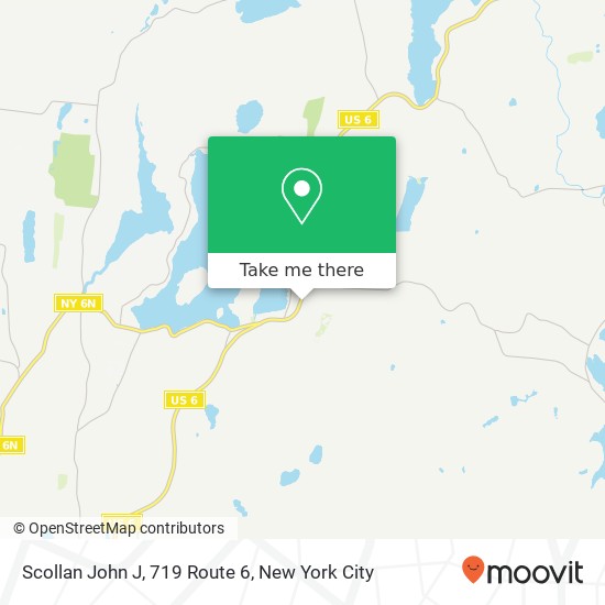Mapa de Scollan John J, 719 Route 6