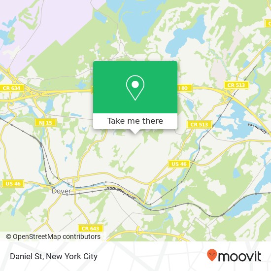 Daniel St, Dover, NJ 07801 map