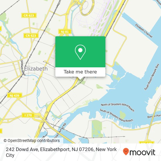 242 Dowd Ave, Elizabethport, NJ 07206 map