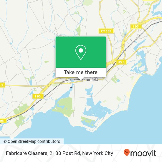 Fabricare Cleaners, 2130 Post Rd map