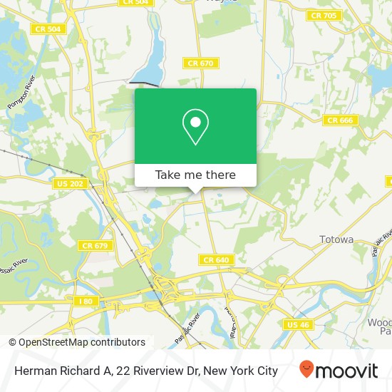 Herman Richard A, 22 Riverview Dr map