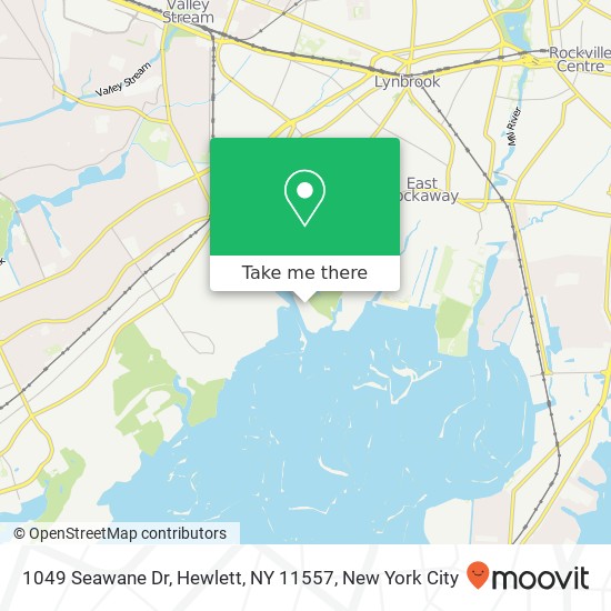 1049 Seawane Dr, Hewlett, NY 11557 map