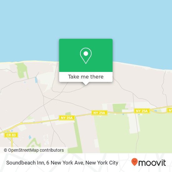 Soundbeach Inn, 6 New York Ave map