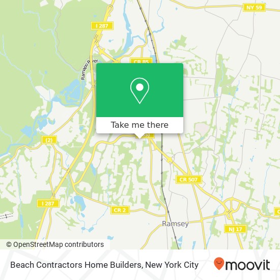 Mapa de Beach Contractors Home Builders
