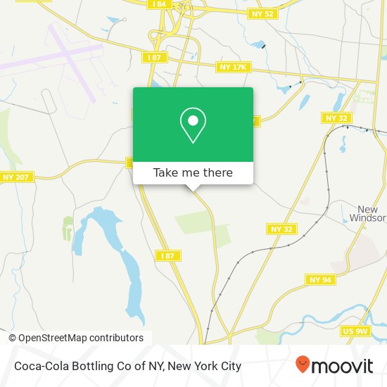 Mapa de Coca-Cola Bottling Co of NY