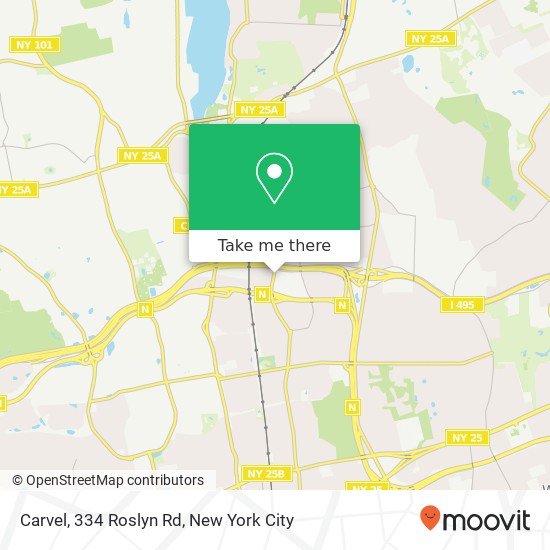 Carvel, 334 Roslyn Rd map