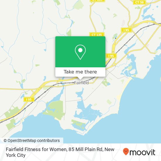 Fairfield Fitness for Women, 85 Mill Plain Rd map