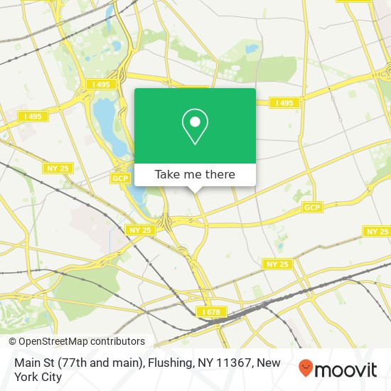 Main St (77th and main), Flushing, NY 11367 map