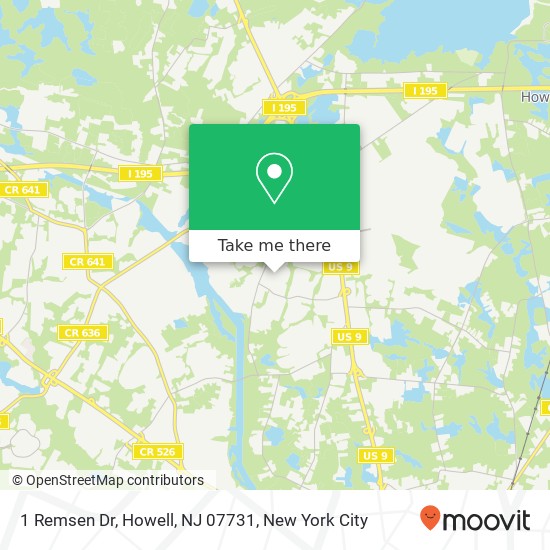 1 Remsen Dr, Howell, NJ 07731 map