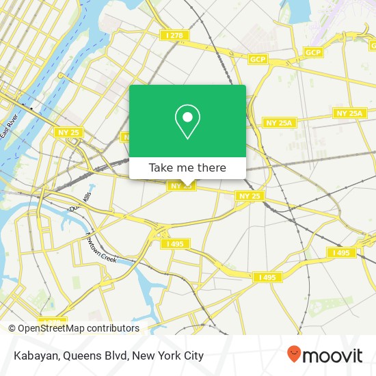 Mapa de Kabayan, Queens Blvd